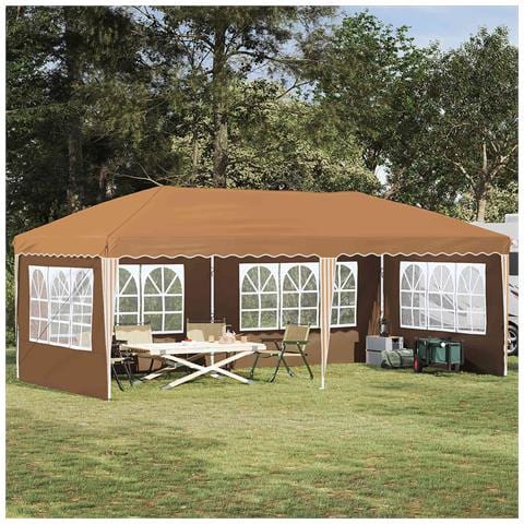 Tenda per feste a pop-up 575 x 289 x 245 cm Beige - Foto 2
