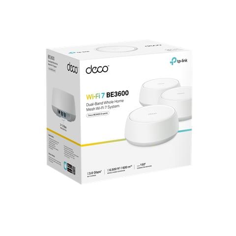 Deco BE3600 Dual-band (2.4 GHz / 5 GHz) Wi-Fi 7 (802.11be) Bianco 2 Interno - Foto 2