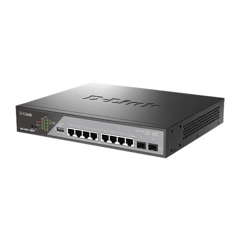 DSS-200G-10MPP /B switch di rete Gestito L2 Gigabit Ethernet (10/100/1000) Supporto Power over Ethernet (PoE) 1U Grigio - Foto 2