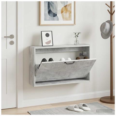 Mobiletto per Scarpe da Muro HOORN 71 x 17 x 43 cm - Foto 2