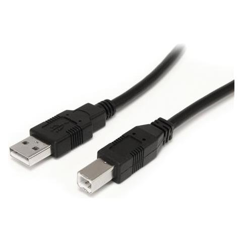 Cavo Usb 2.0 Connettori 1 X A Maschio - 1 X B Maschio Mt. 5 Colore Nero - Foto 2