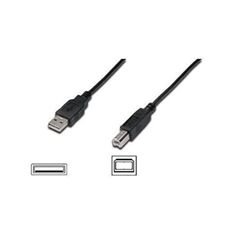 Cavo Usb 2.0 Connettori 1 X A Maschio - 1 X B Maschio Mt. 5 Colore Nero - Foto 1