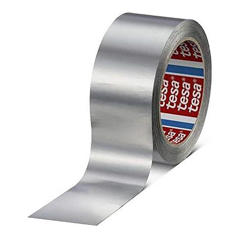 60650 Nastro Adesivo In Alluminio, 50 Mm X 50 M, Colore: Opaco Argento - Foto 1