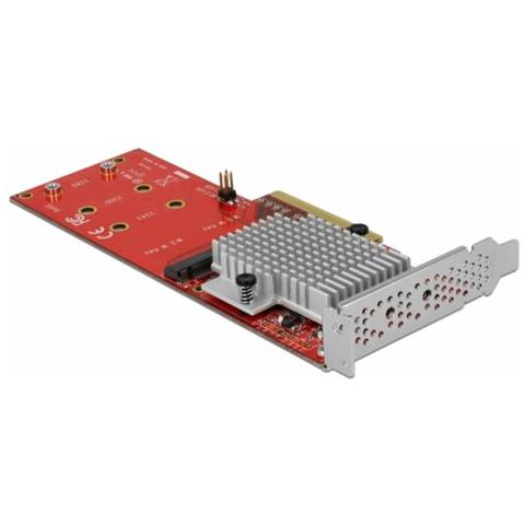 Pci Express Card > 2 X Internal M. 2 - Schnittstellenadapter - M. 2 Card Low-profile - Pcie 3.0 X8 (90305)  - Foto 1