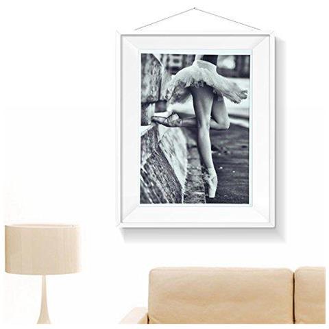 Ballerino Di Danza Classica Pittura Arte Della Parete Ballerino Di Danza Classica Modern Girl Pittura Stampato Immagine Per La Home Office Decorazione Camera (bianco) . . . - Foto 2