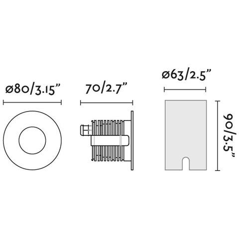 Grund Led 7w 2700k, Incasso, - Foto 2