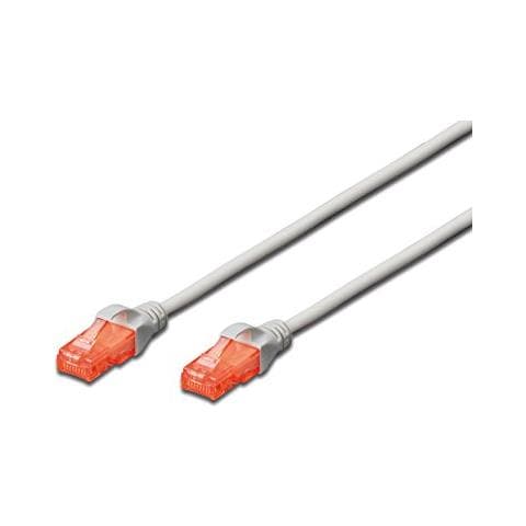 Cat 6 U-utp Patch Cable Cu. Pvc Length 10m Color Grey - Foto 1