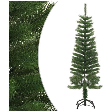 Albero Di Natale Artificiale Sottile Con Base 120 Cm Pe - Foto 1