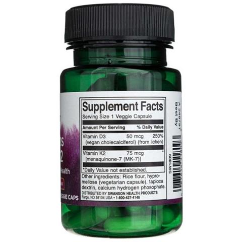 Vitamine D3 2000 Ui E K2 75 Mcg 60 Capsule Vegetali - Foto 2