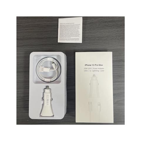 Set Caricabatteria Per Auto Usb-c Da 20 W Per Iphone 14, 13 Pro, 13 Pro Max, 12 Pro Max, 11 Pro - Foto 2