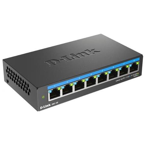 DMS-108 Non Gestito L2 2.5G Ethernet (100/1000/2500) Nero - Foto 1
