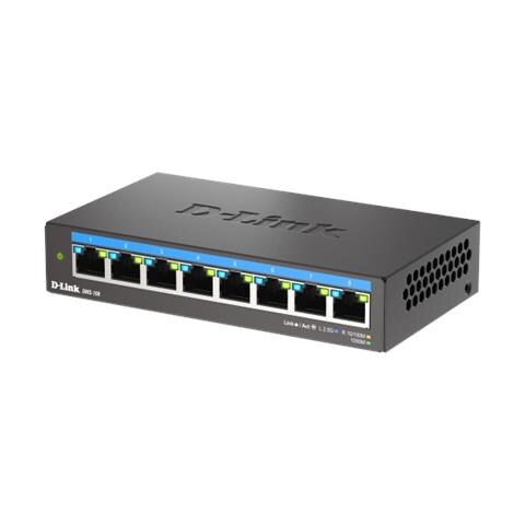 DMS-108 Non Gestito L2 2.5G Ethernet (100/1000/2500) Nero - Foto 2