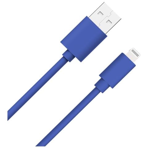 Cavo Usb A/lightning 1 M - 2,4 A, Blu - Foto 1