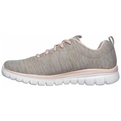 Scarpe Sportive Da Donna Skechers Beige 37.5 - Foto 6