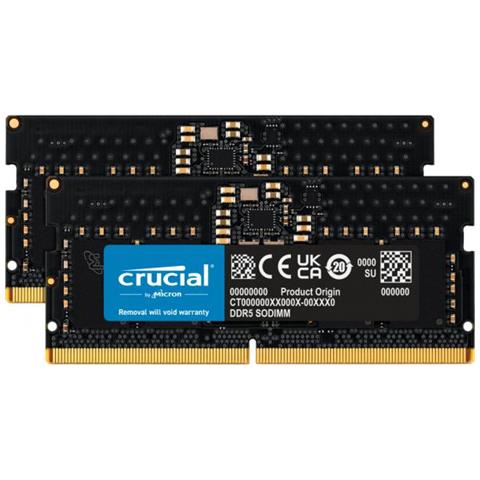 Ct2k8g56c46s5 Memoria 16 Gb 2 X 8 Gb Ddr5 5600 Mhz - Foto 1