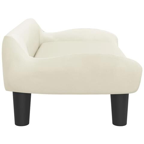 Divano per Bambini Crema 70x40x24 cm in Velluto - Foto 7