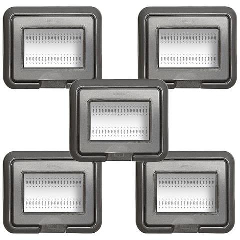 Coperchio 3 Posti Idrobox Ip55 5 Pezzi Living International 24603l - Foto 1