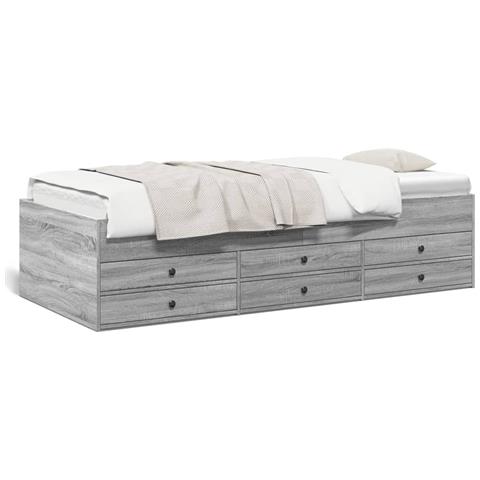 Divano Letto Con Cassetti Senza Materasso 90x190 Cm - Foto 2