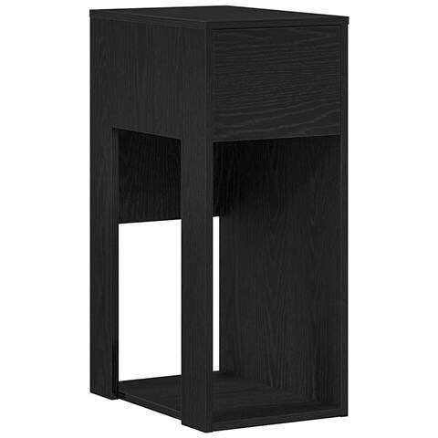 Supporto A Torre Per Computer Con Cassetto Nero 30x44x74 Cm - Foto 2