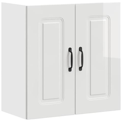 Base Da Cucina Kalmar Bianco Lucido In Legno Multistrato - Foto 2