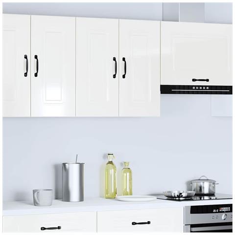 Base Da Cucina Kalmar Bianco Lucido In Legno Multistrato - Foto 3