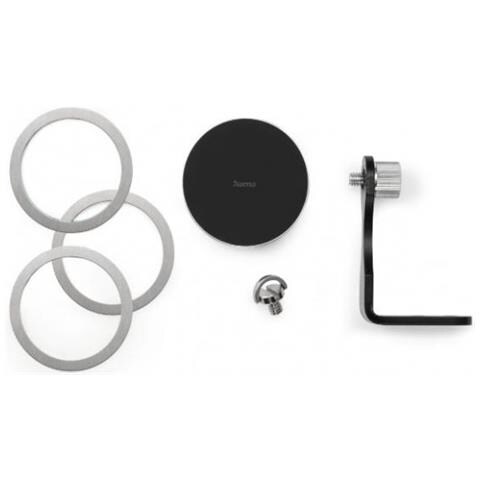 Hama Puck Supporto Passivo Telefono Cellulare/smartphone Nero, Metallico - Foto 1