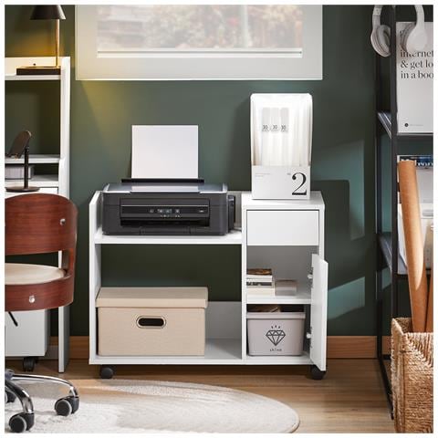 Supporto Per Stampante 70x40x54 Cm Ask02-w - Foto 8