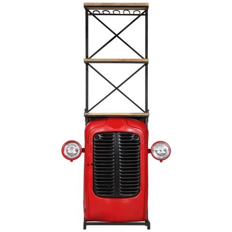 Lusso Casadino -  Cantinetta Per Vini A Trattore 49x31x172 Cm Massello Di Mango - Foto 1