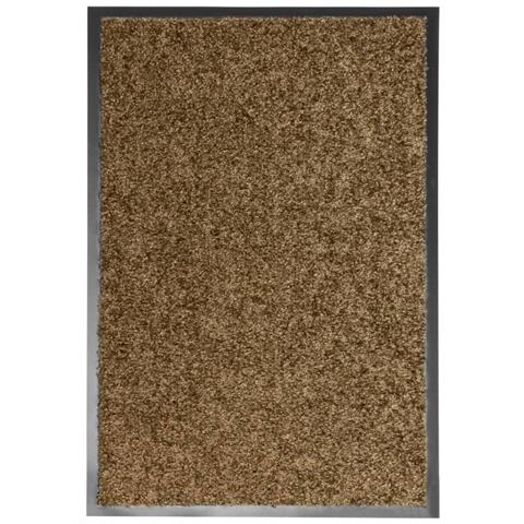 Lusso Casadino -  Zerbino Lavabile Marrone 40x60 Cm - Foto 2