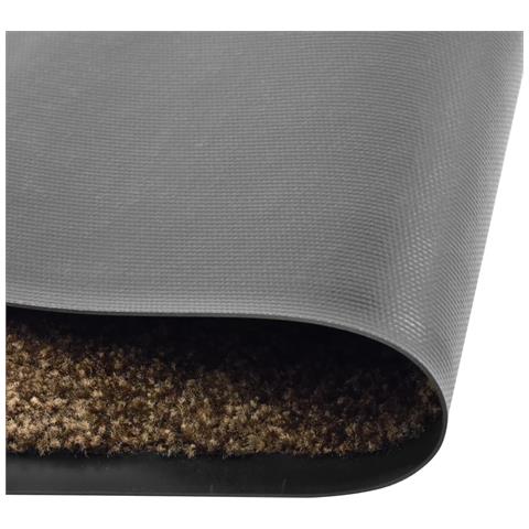 Lusso Casadino -  Zerbino Lavabile Marrone 40x60 Cm - Foto 1