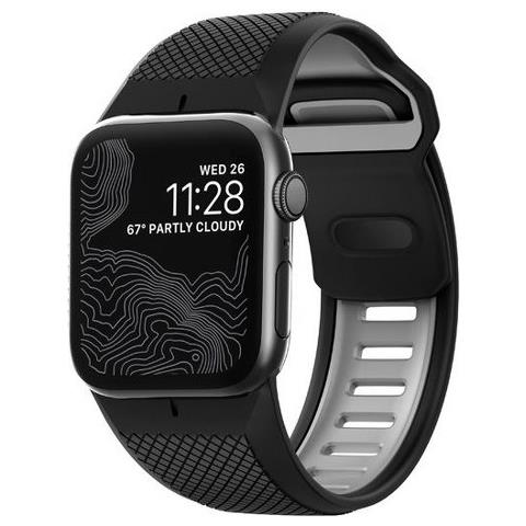Cinturino Sportivo Apple Watch 1-9/se /ultra /ultra 2, Nero - Foto 1