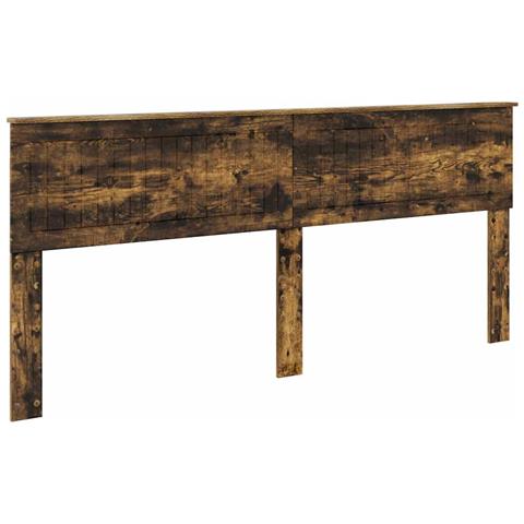 Testiera con testiera Rovere fumé 200 cm Legno multistrato - Foto 1