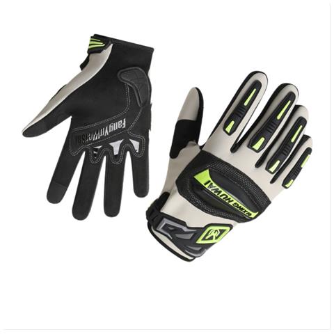 Guanti Da Moto Da Uomo Per Sport All'aria Aperta - Termici, Antivento E Compatibili Con Touchscreen Green Xl - Foto 2