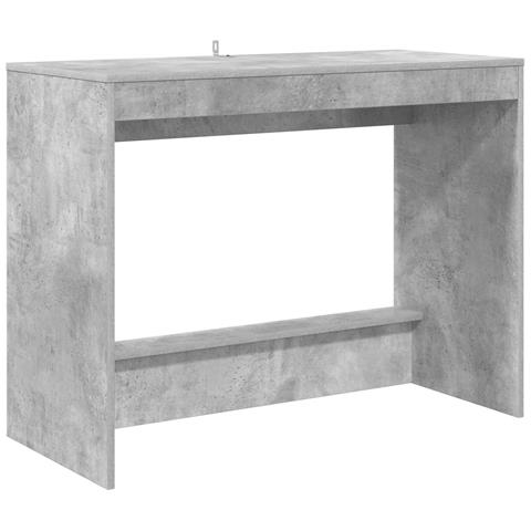 Scrivania Letto Grigio cemento 100 x 45 x 75 cm - Foto 1