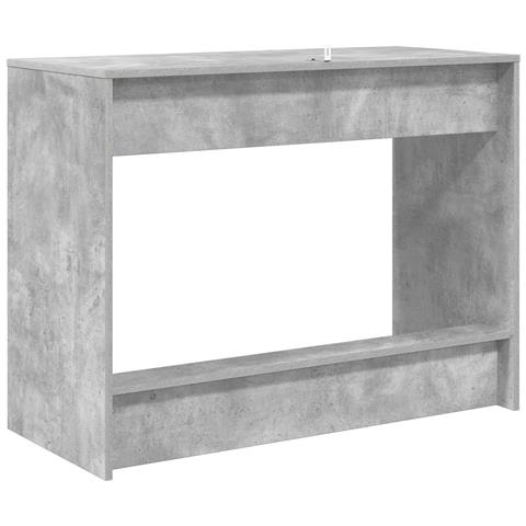 Scrivania Letto Grigio cemento 100 x 45 x 75 cm - Foto 2