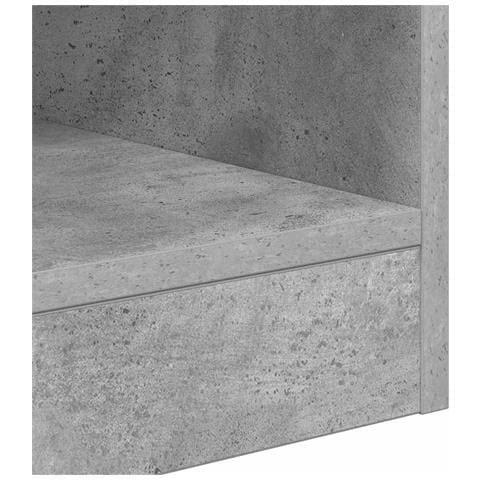 Tavolino Grigio cemento 40,5 x 40 x 45 cm Legno multistrato - Foto 9