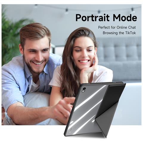 Cover per Galaxy Tab S11 - TPU+PC+Pelle /PU, Nero - Foto 4