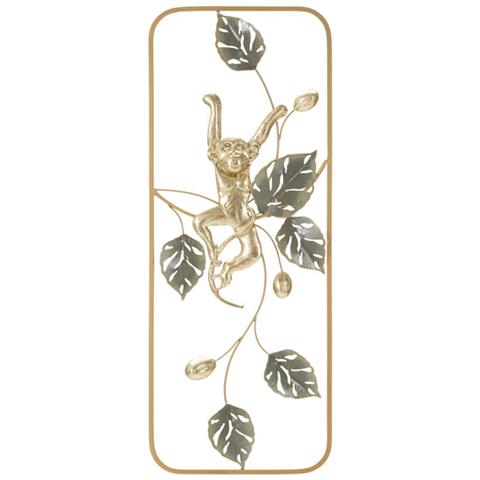 Decorazione In Metallo 3d Fiori 43-multicolore-metallo-28,6x3,8x74,3 Cm - Foto 1