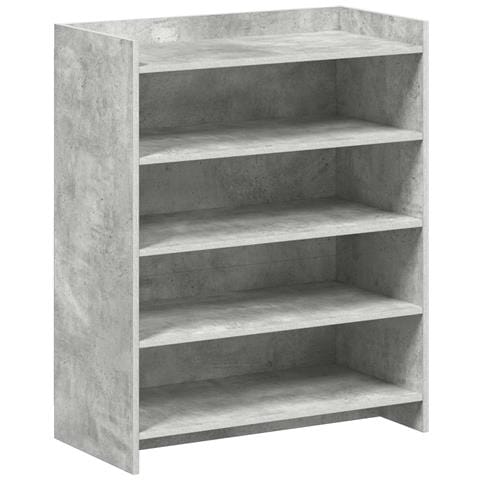 Mobile per scarpe Grigio Cemento 73,5 x 36 x 92 cm - Foto 1