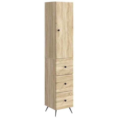 Set di armadi 2 pcs Rovere Sonoma 34,5 x 34,5 x 90 cm - Foto 1