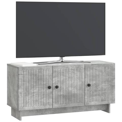 Mobile TV Grigio Cemento 99 x 34,5 x 50 cm Legno ingegnerizzato - Foto 2