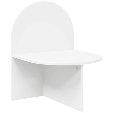 Comodino Bianco 48 x 49 x 65 cm Legno ingegnerizzato - Foto 1