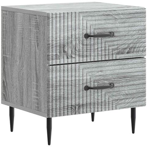 Armadio da Notte con cassetto Grigio Sonoma 43 x 34,5 x 47,5 cm - Foto 1