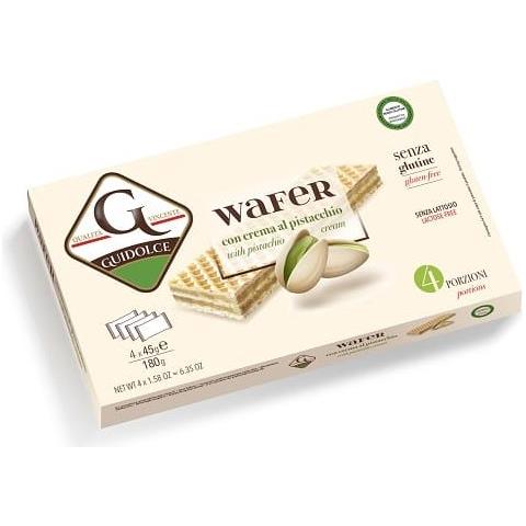 Wafer con Crema al Pistacchio 4 Porzioni X 45 g - Foto 1