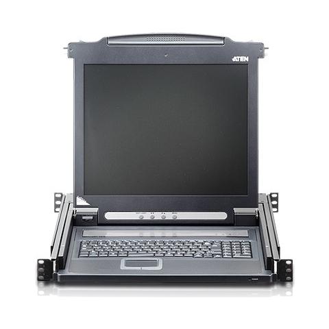 IDATA CL-1000M - Console USB-PS2 VGA con LCD 17'' da rack 19'', CL1000M - Foto 2