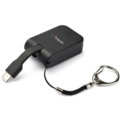 Portable Usb C To Vga Adapter Quick-connect Keychain 1080p - Foto 3