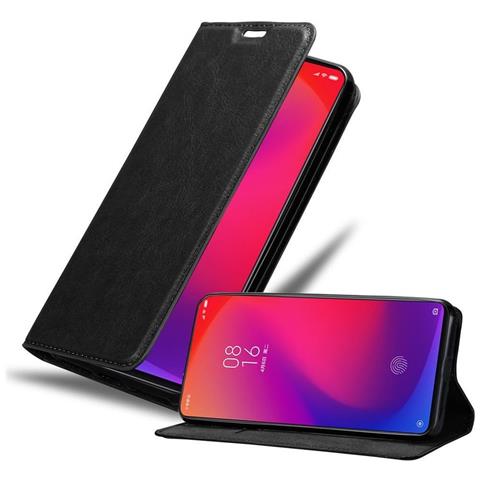 Cadorabo Custodia Compatibile Con Xiaomi Redmi K20 / Mi 9 T In Nero Di Notte - Coperchio Protettiva Con Chiusura Magnetica, Funzione Stand E Tasca Per Le Carte - Foto 1