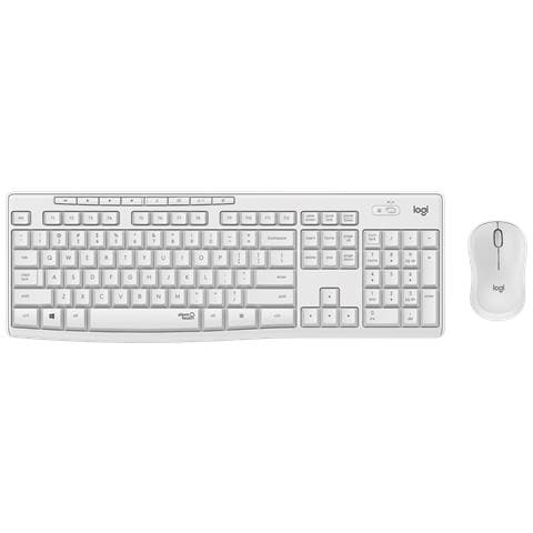 Tastiera e Mouse Cablato 920-009823 (Layout Inglese) Colore Bianco - Foto 1