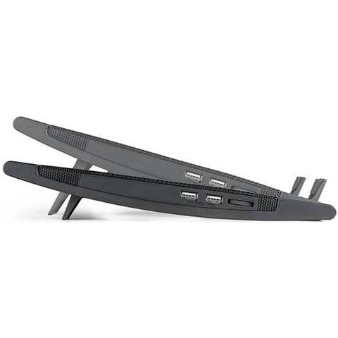 Dispositivo Di Raffreddamento Per Laptop Wind Pal Fs, Sottile, Portatile, Ad Alte Prestazioni, Due Ventole Da 140 Mm, 2 X Hub Usb, Fino A 17"" 382x262x46mm Mm - Foto 2