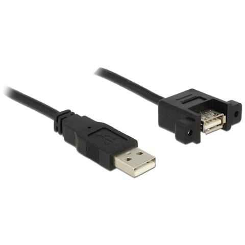 1m 2xUSB2.0-A 1m USB A USB A Nero cavo USB - Foto 2